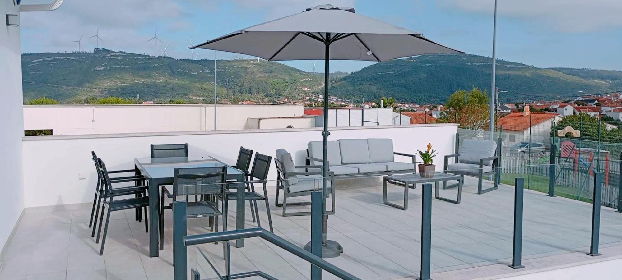 הוילה Alqueidão da Serra Casa De Lazer Da Cha מראה חיצוני תמונה